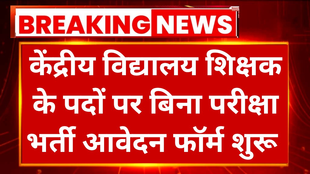 Kendriya Vidyalaya Teacher